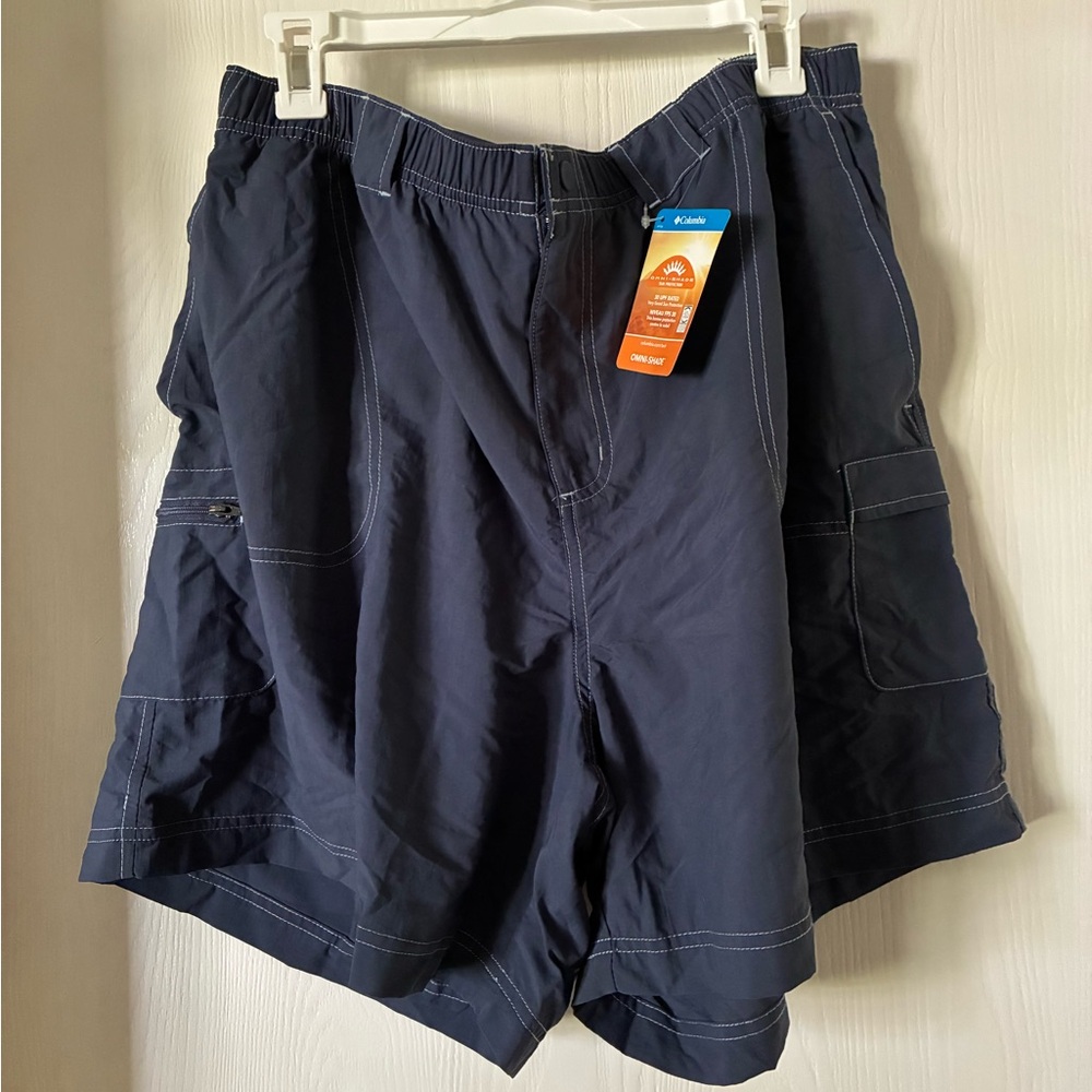 Columbia Blue Cargo Shorts